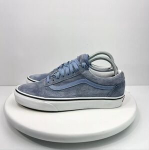 Vans Sneakers Blue Suede Size 9 NWT White Platform Skater Outdoor